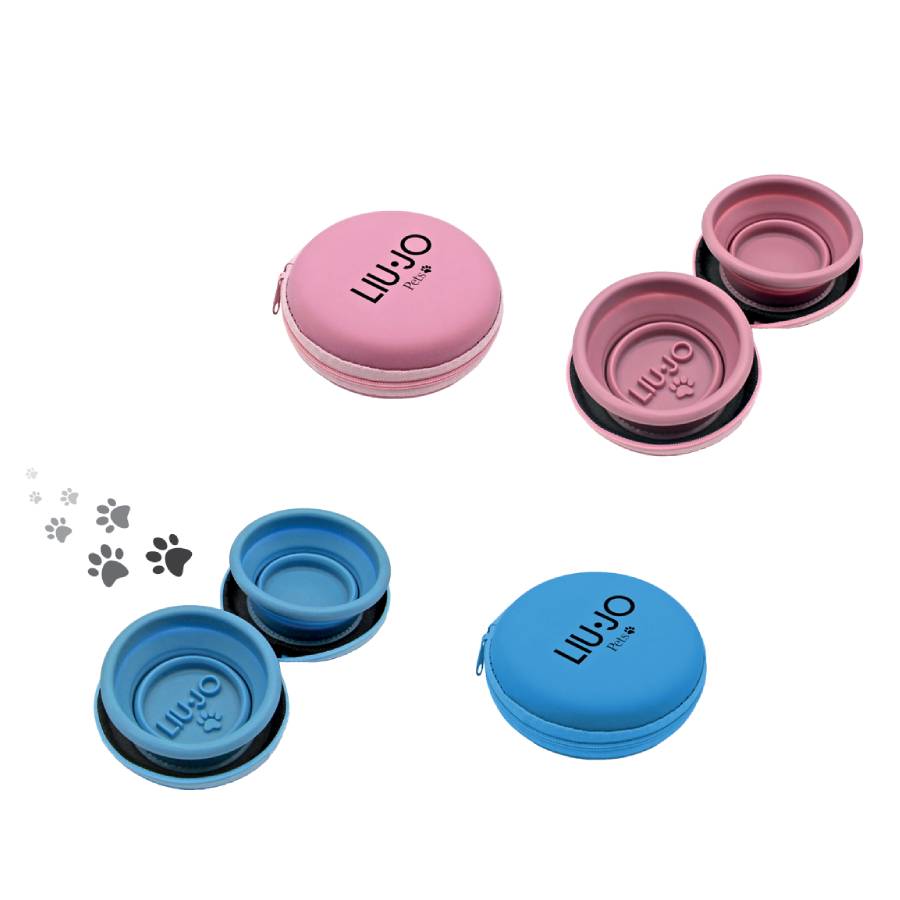 Collare Pets Liu Jo Acciaio Maglia Marinara Lucida LJP025L