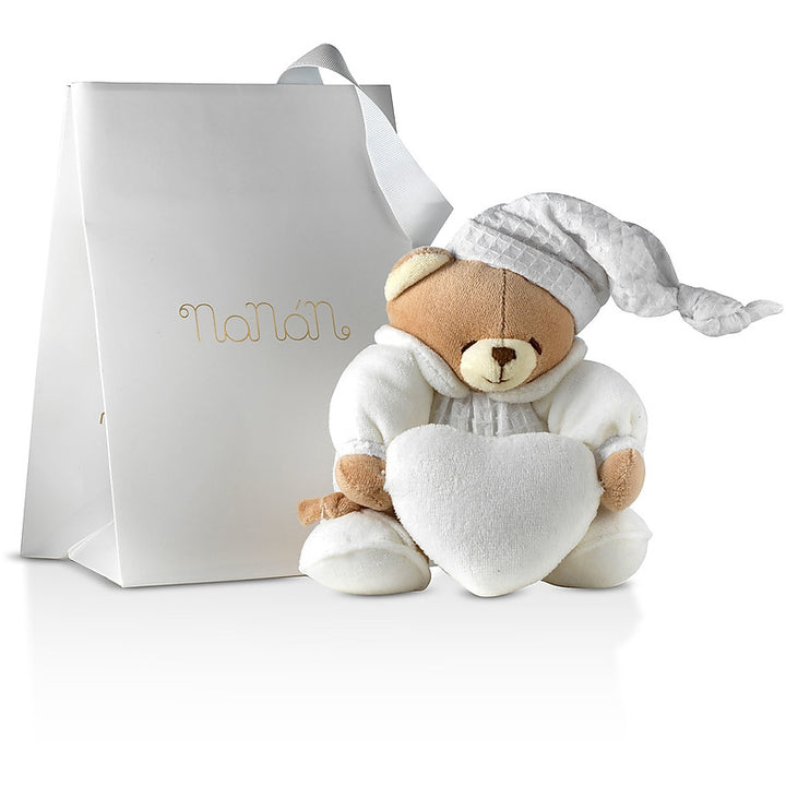 Bracciale bimbo Nanan oro 9Kt con orso e cuori rossi NGLD0015