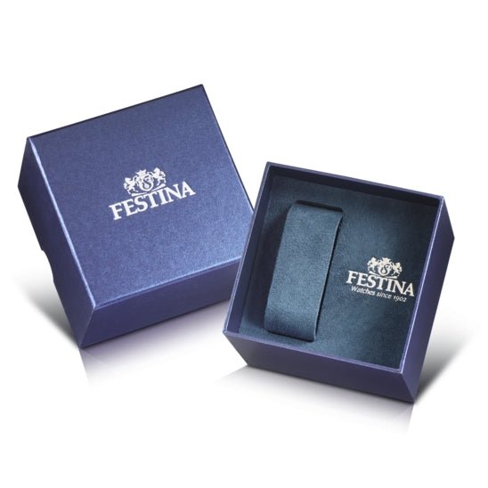 Orologio Unisex Festina Acciaio Dorato On the Square F20680/1