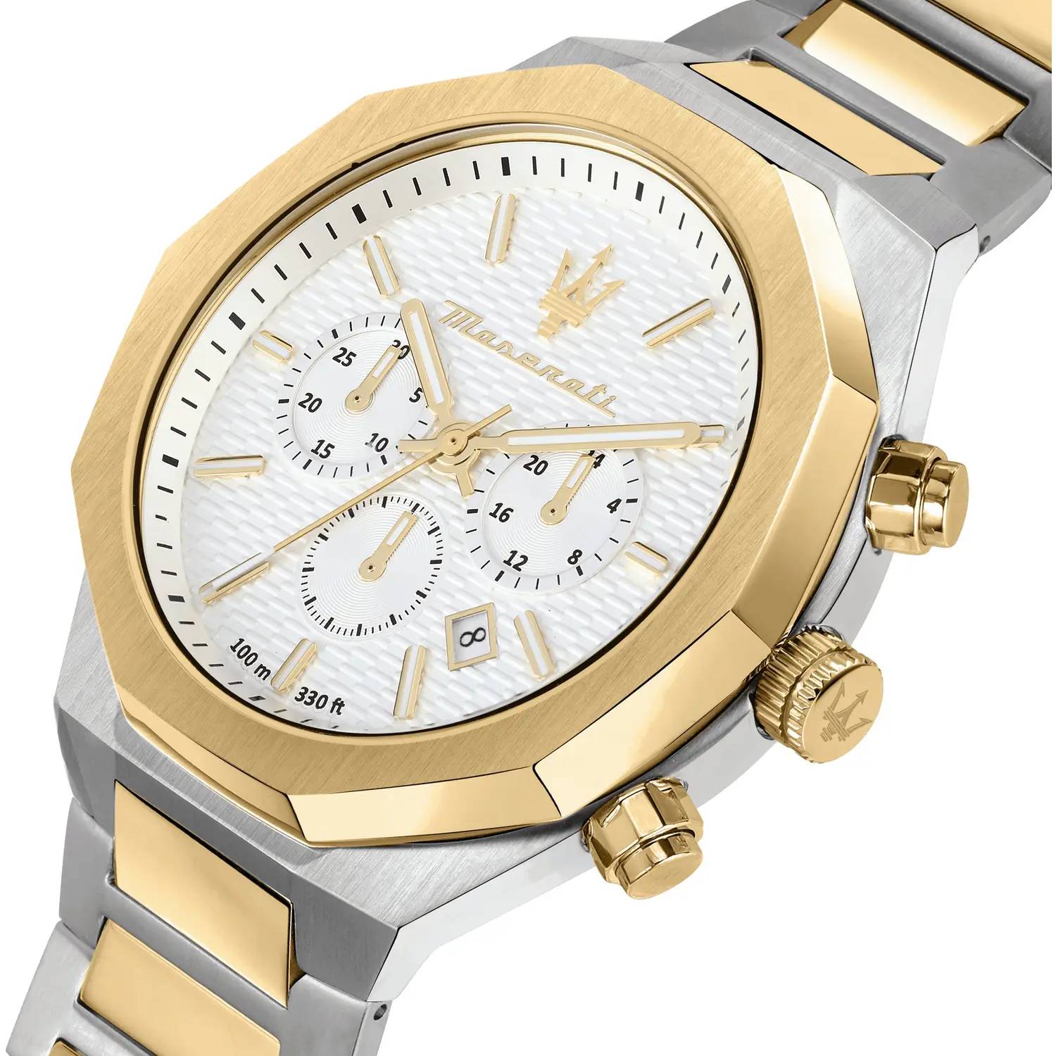 Orologio Uomo Maserati Quarzo Cronografo Acciaio Bicolore R8873642009