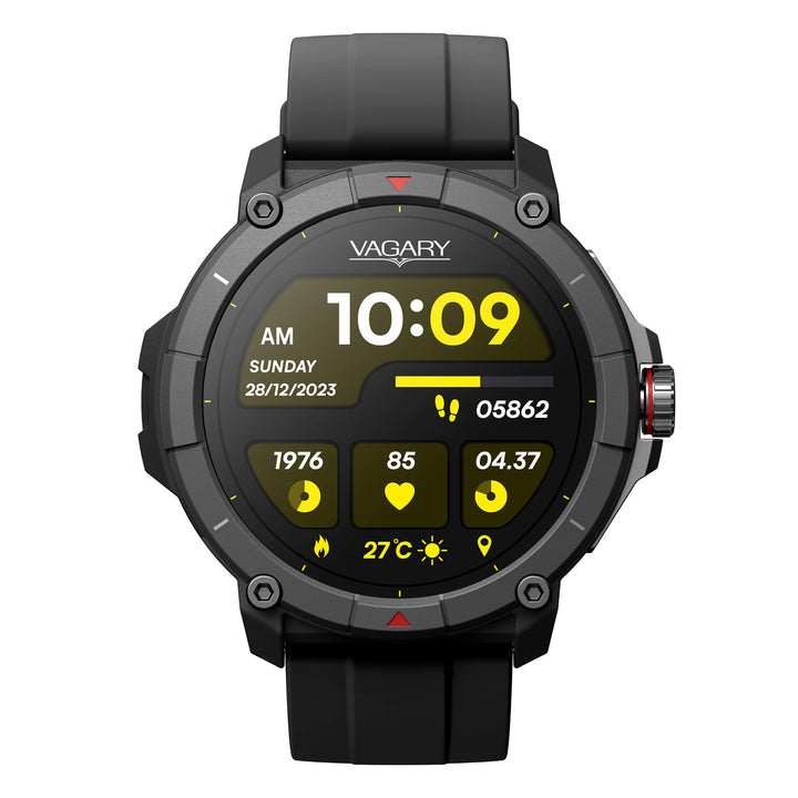Orologio Uomo Vagary Smartwatch Nero Gomma X04A-001VY