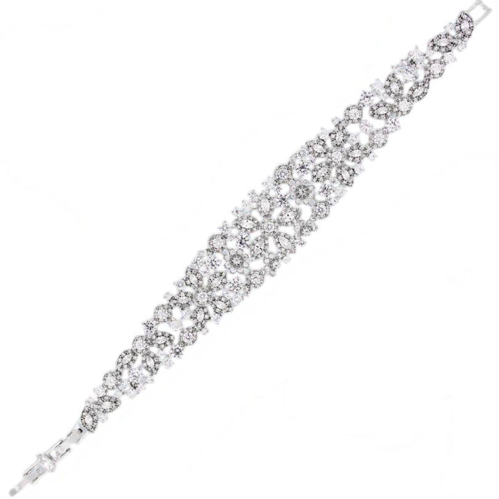 Bracciale Donna Magnolia Bronzo Zirconi Bianchi BC1029B