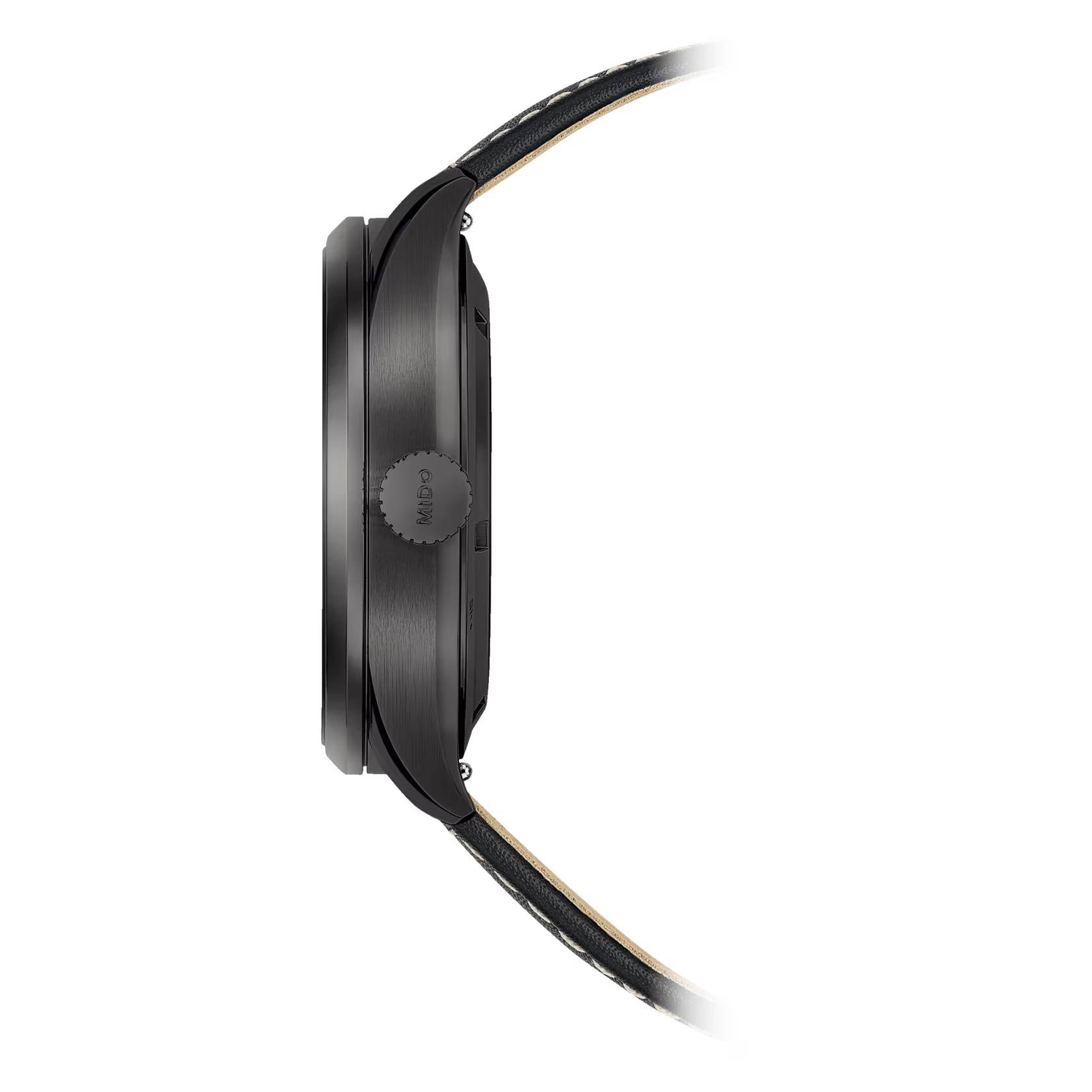 Orologio Uomo Mido Automatico Multifort Cronometro Total Black M0384313605700