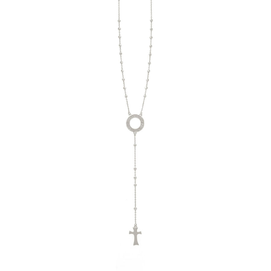 Collana a Rosario Circum Argento 925 AGI150/C-A