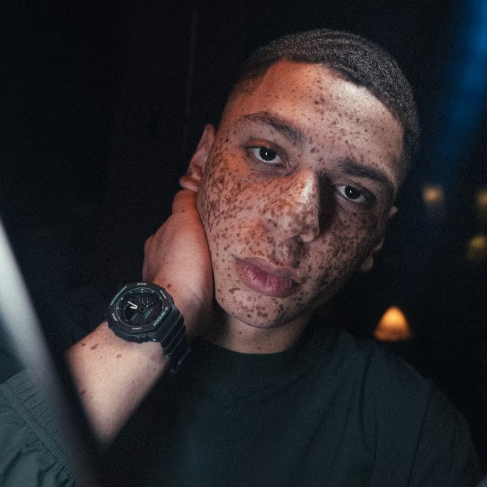 Orologio Uomo Ragazzo Casio G-SHOCK Quarzo Nero Blu Elettrico GMA-S2100GA-1AER