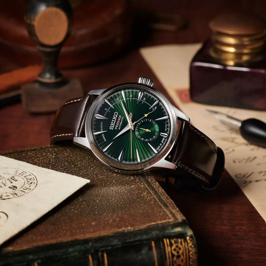 Orologio Uomo Seiko Presage Cocktail Mockingbird Automatico Power Reserve SSA459J1