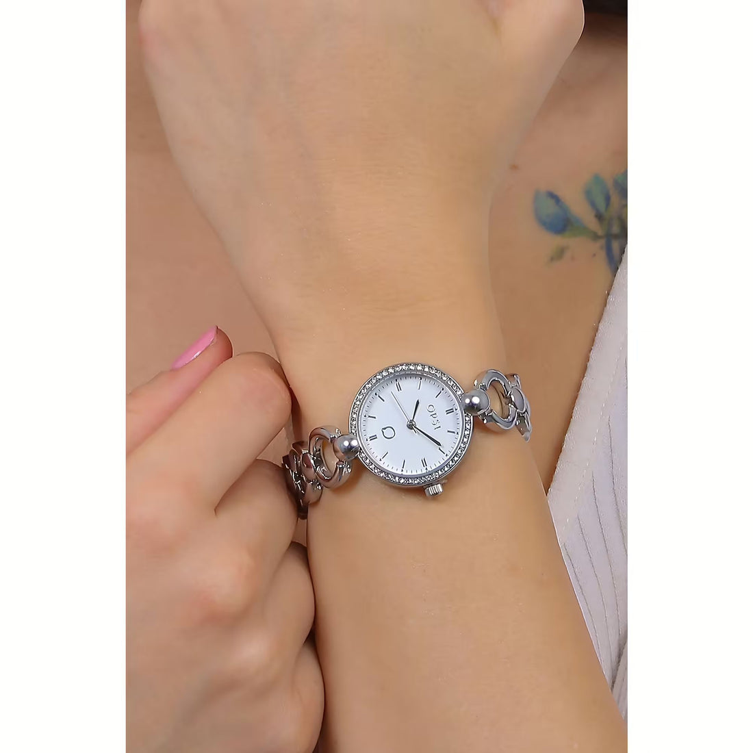 Orologio Donna Ops Acciaio Classic Chain Quarzo Solo Tempo OPSPW-965-3400