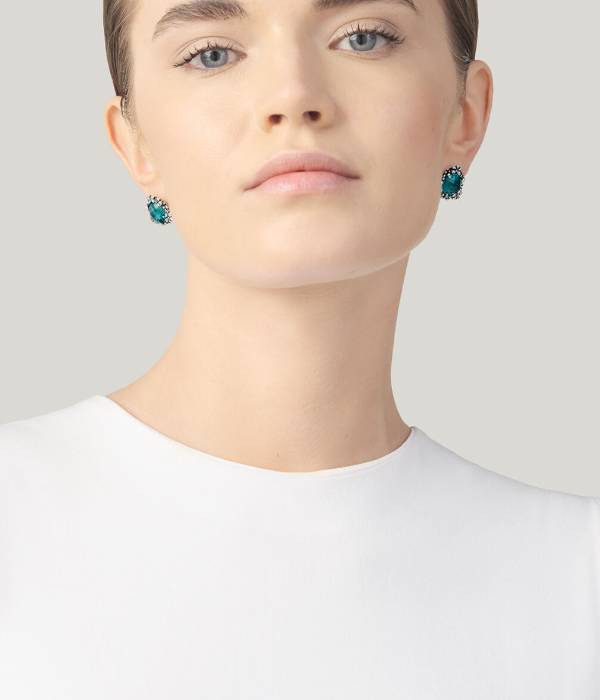 Orecchini Donna Giovanni Raspini Argento 925 Blue Ivy 12431