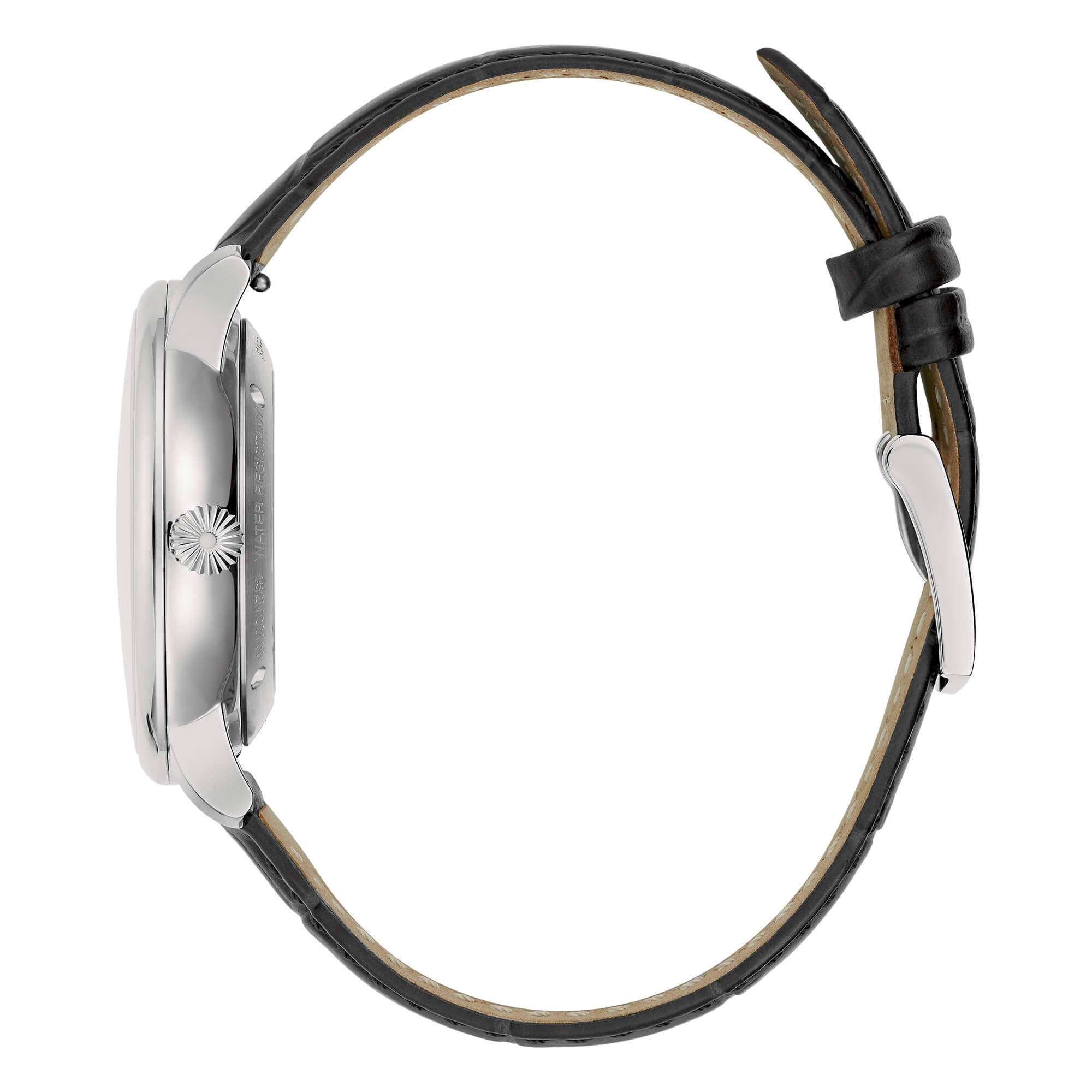 Orologio Uomo Bulova Hudson Automatico Pelle Nero Data 96B441