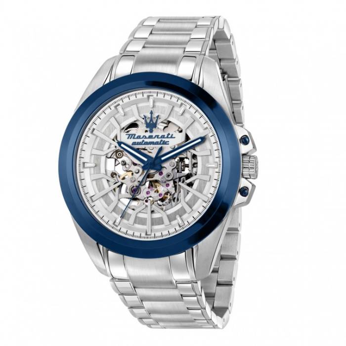 Orologio Uomo Maserati Traguardo Acciaio Satinato Quarzo Crono R8823112006