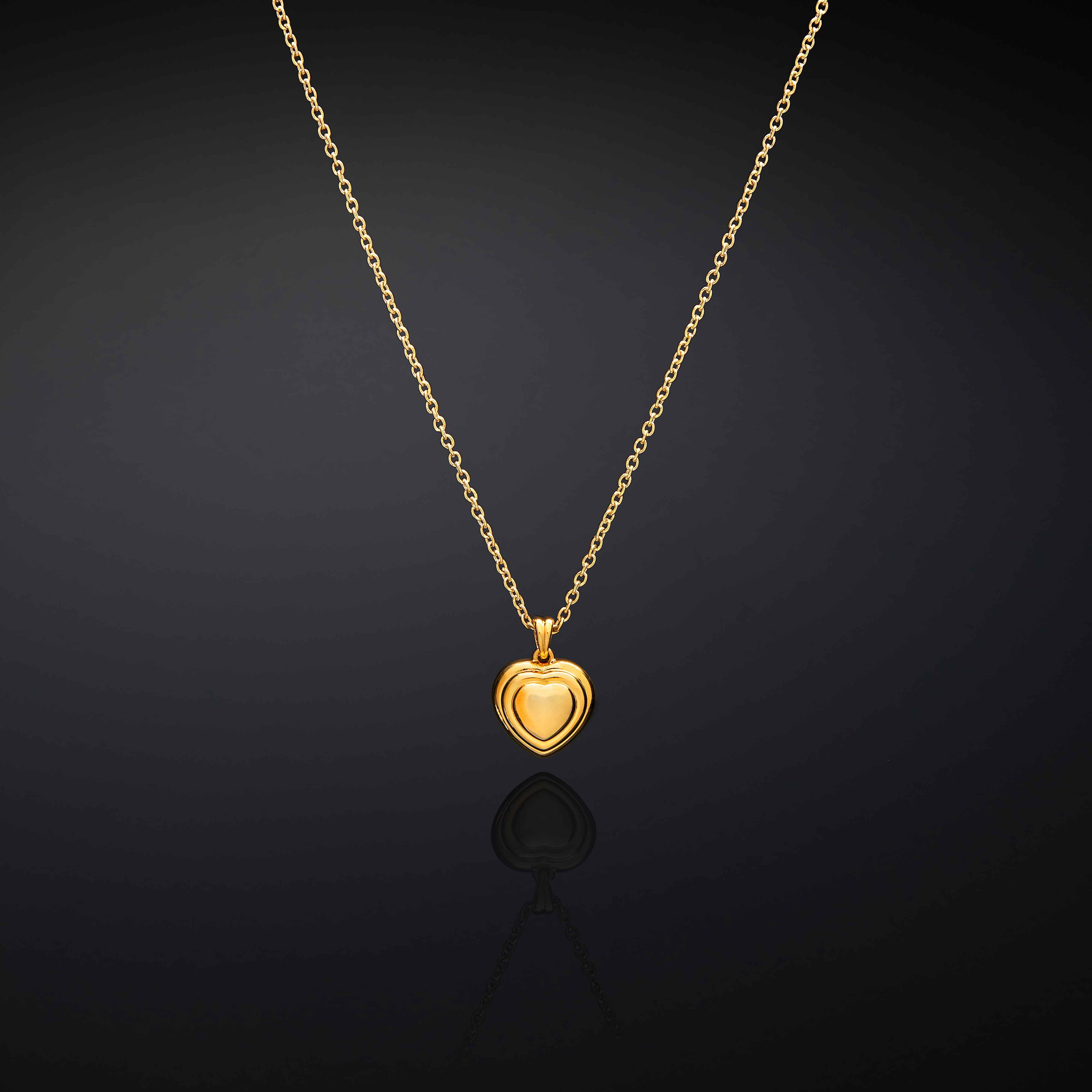 Collana Donna Chiara Ferragni Acciaio Dorato Cuore Lavorato J19AXP02