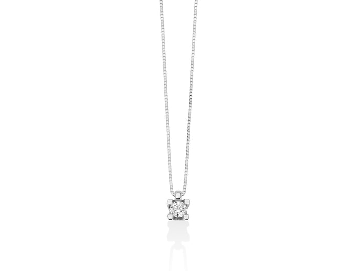 Collana Donna Miluna Punto Luce ORO 750 con  diamanti CLD4087-010G7