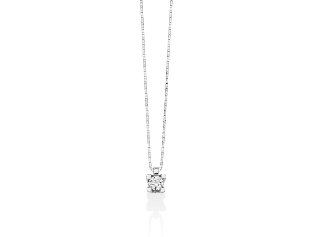 Collana Donna Miluna Punto Luce ORO 750 Con Diamanti CLD4087-013G7