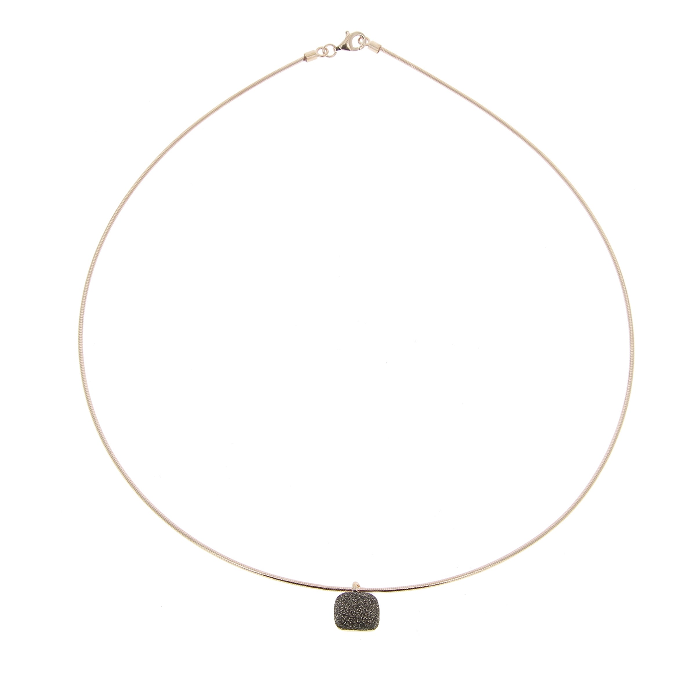 Collana Donna Pesavento Argento 925 Rosè Ciondolo Polvere di Diamanti WDNAG056