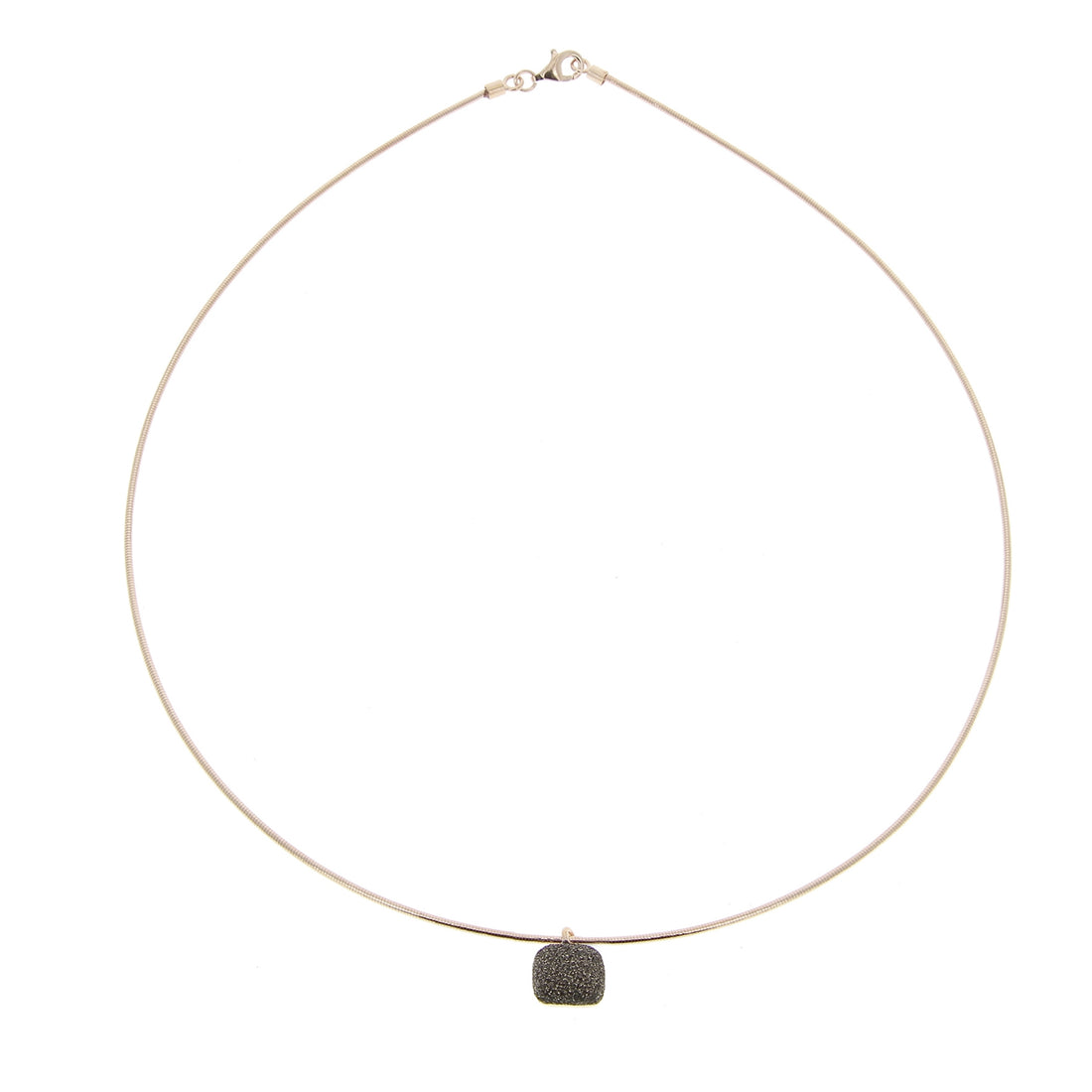 Collana Donna Pesavento Argento 925 Rosè Ciondolo Polvere di Diamanti WDNAG056