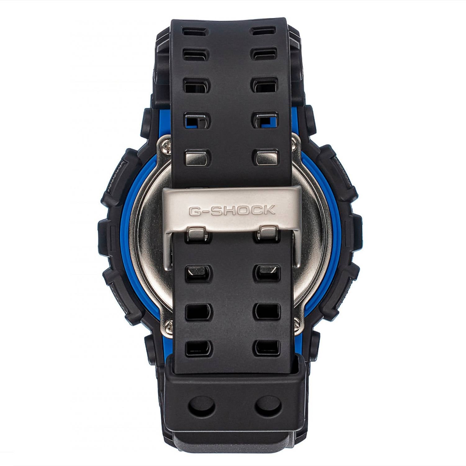 Orologio Uomo Gomma Casio Quarz G-SHOCK GA-100-1A2ER Digital Analogico Nero Blu