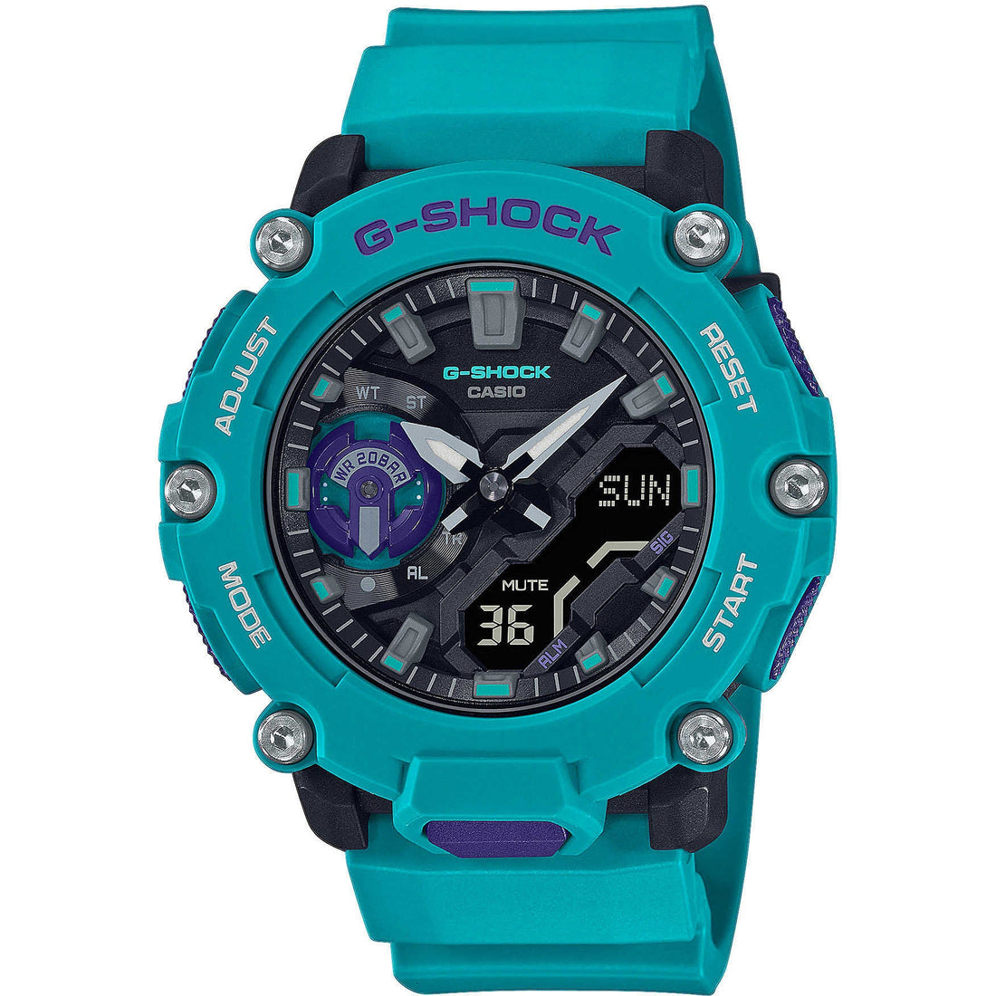 Orologio Uomo Casio G-Shock Gomma Quarzo Analogico Digitale GA-2200-2AER