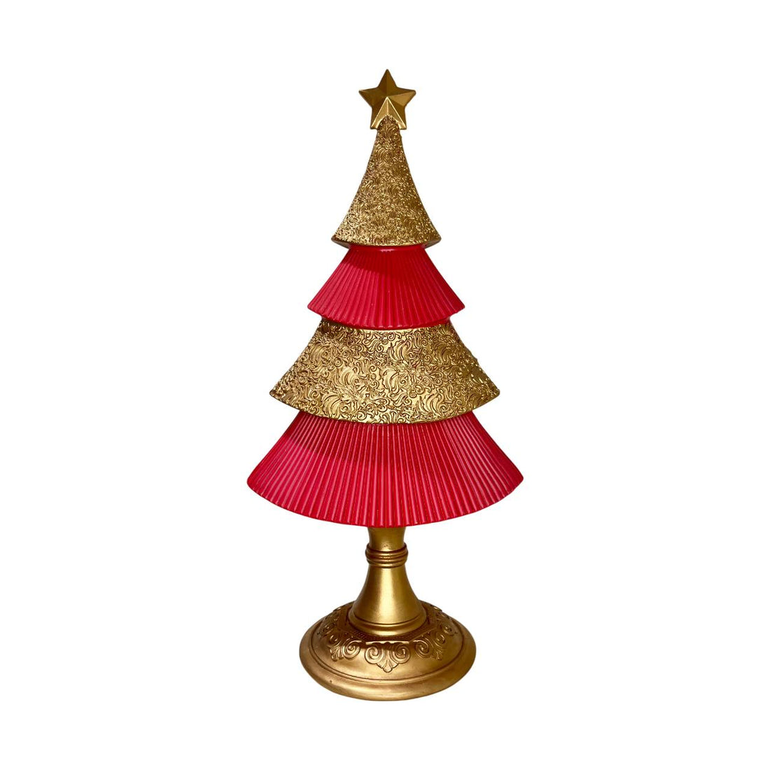 Albero Fade Rosso Oro 32cm 57663