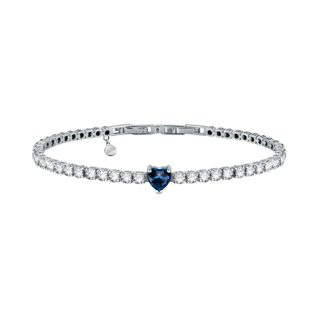 Bracciale Donna Chiara Ferragni Tennis Zirconi Bianchi Blu