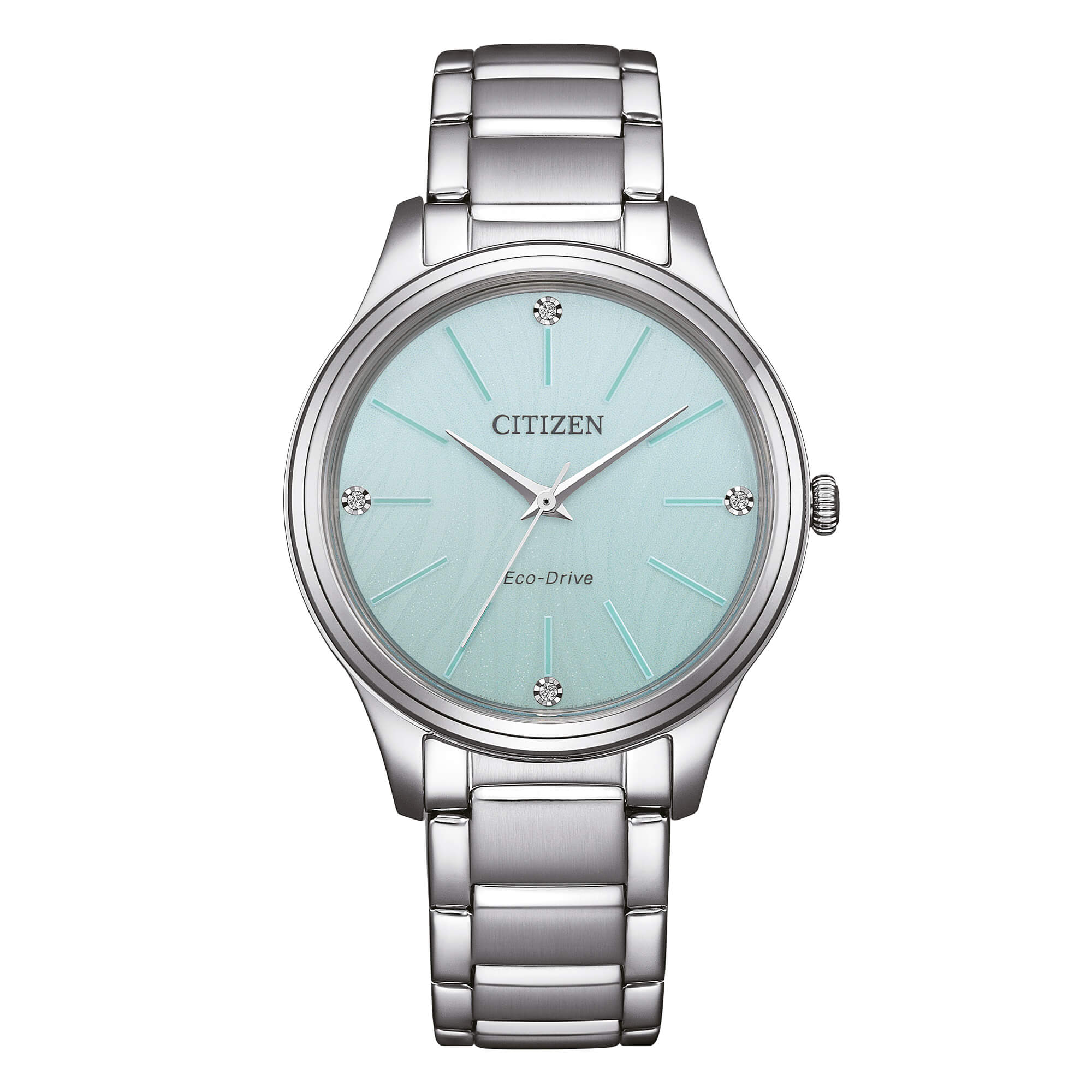 Orologio Donna Citizen Eco-Drive Azzurro Carica Solare Acciaio EM1220-58Y