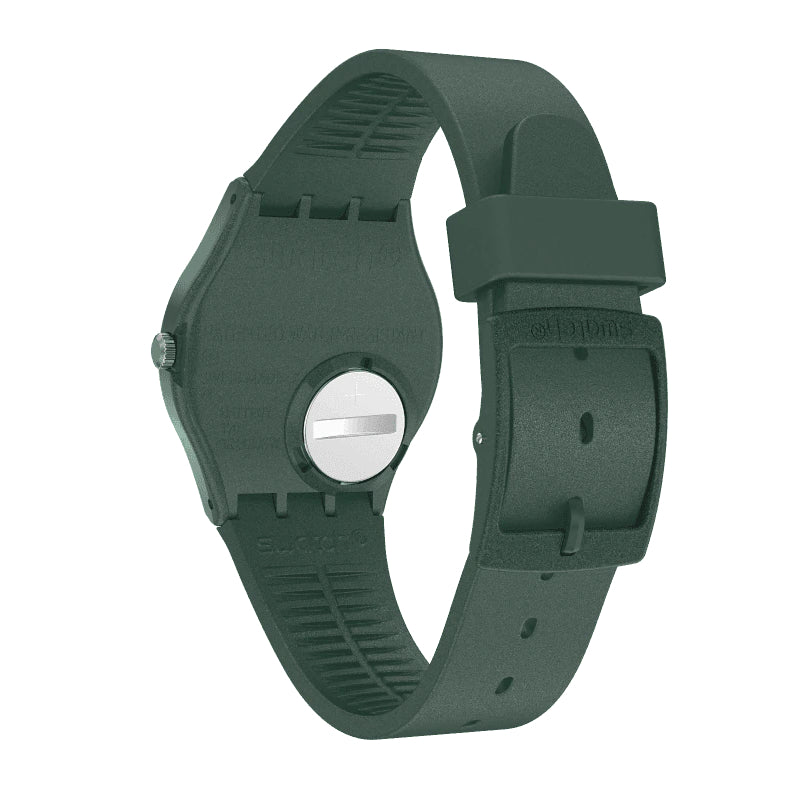 Orologio Unisex Bambino Swatch Ashbaya Verde Smeraldo Quarzo Data GG407