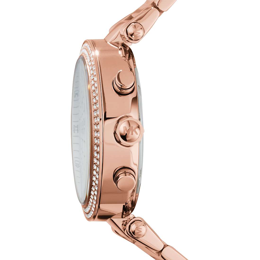 Orologio Donna Acciaio Rosè Zirconi Quarzo Cronografo Data Michael Kors MK5491