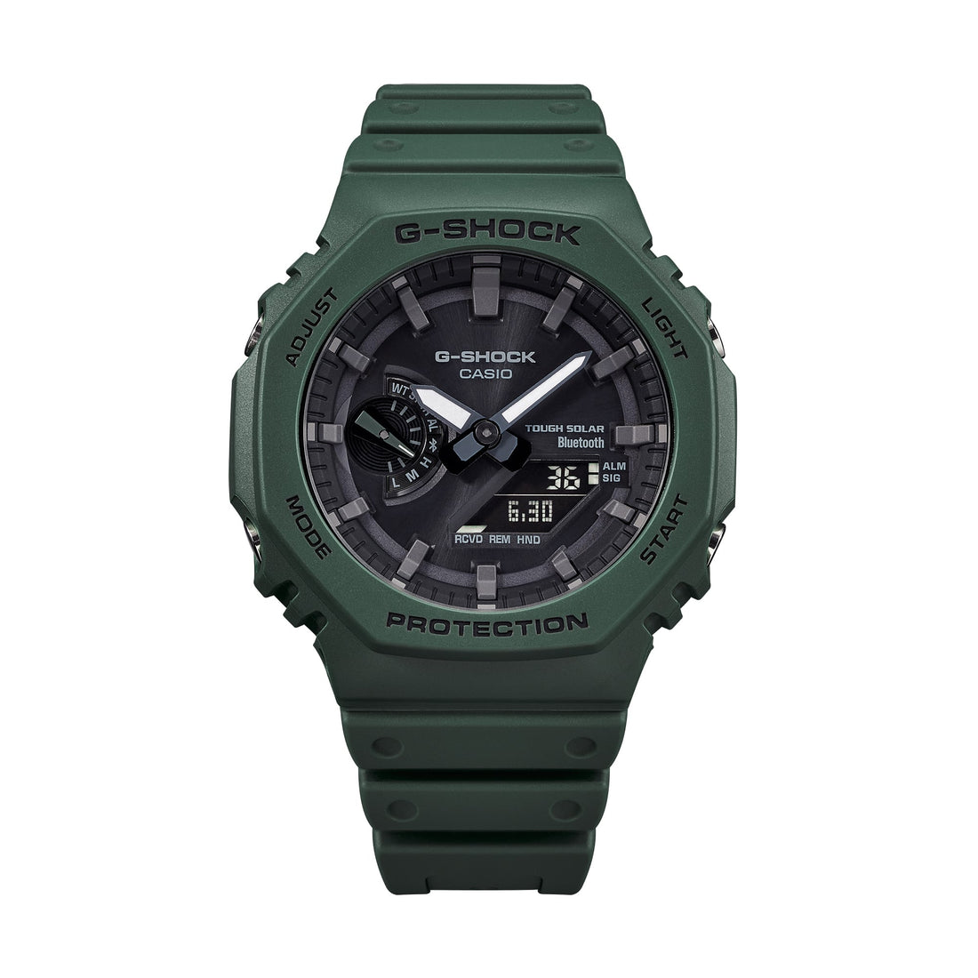 Orologio Uomo G-shock Casio Gomma Verde Carica Solare GA-B2100-3AER