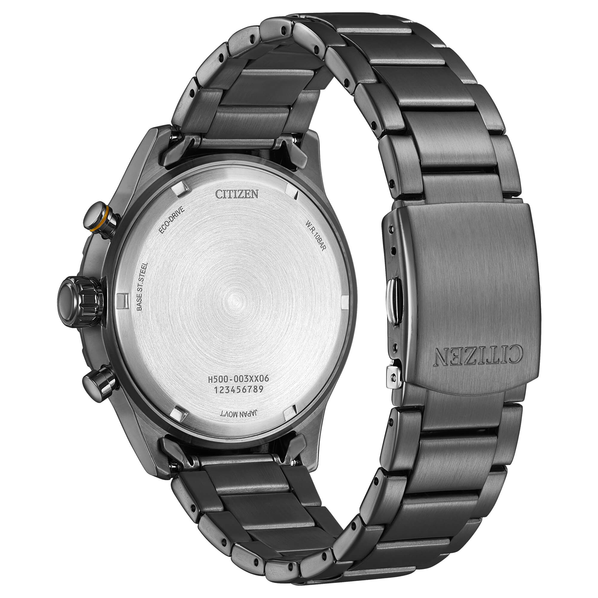 Orologio Uomo Citizen Eco Drive Cronografo Verde Outdoor OF Acciaio PVD AT2527-80X