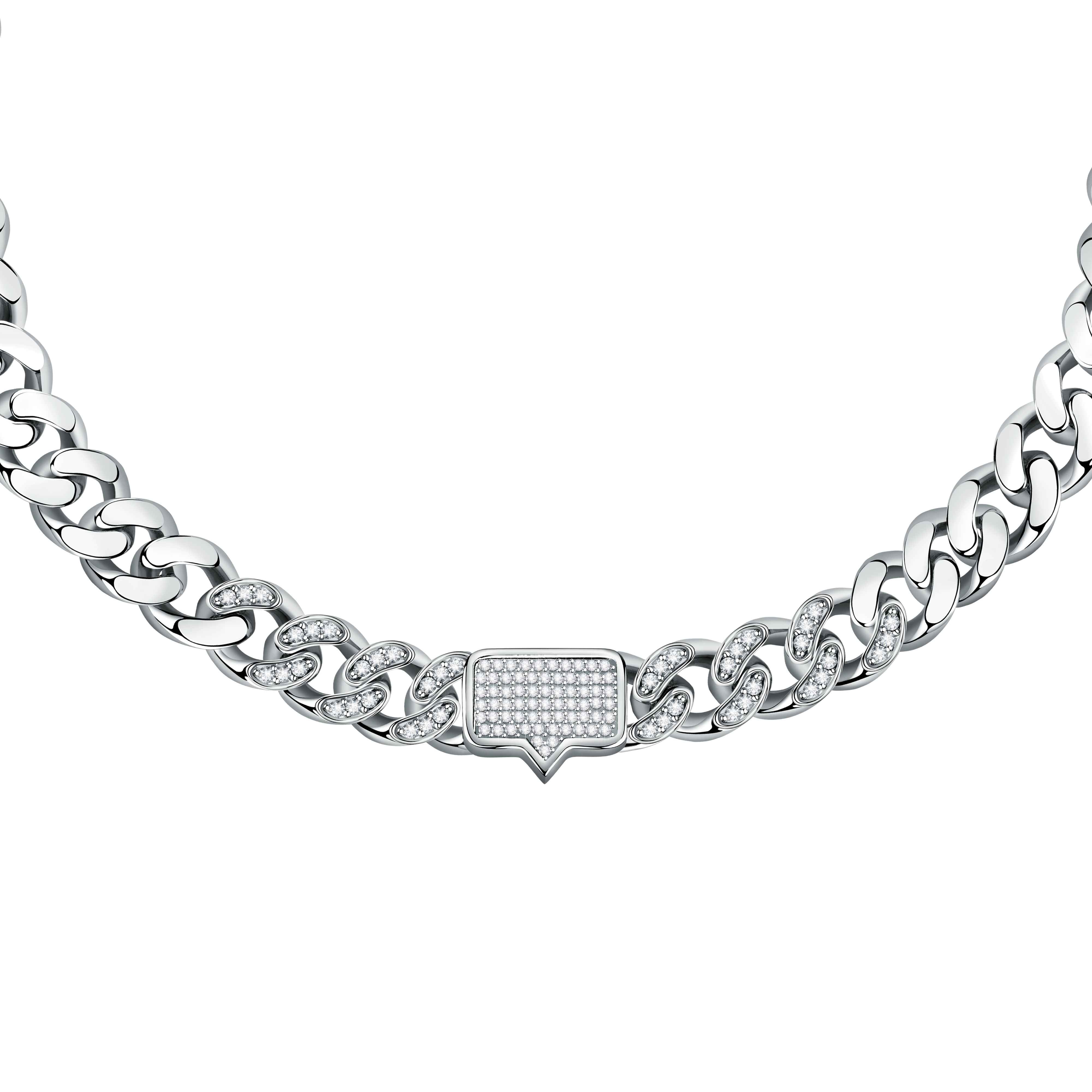 Collana Donna Chiara Ferragni Groumette Zirconi Centrali