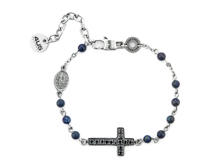 Bracciale Uomo Acciaio 4US Cesare Paciotti Rosario  4UBR7501