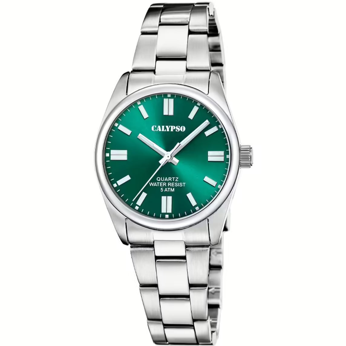 Orologio Bambino Donna Calypso Quarzo Solo Tempo Acciaio Verde K5863/7