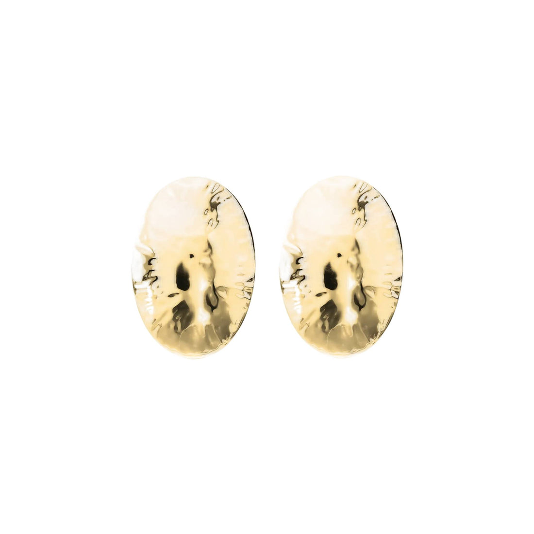 Orecchini Donna Etrusca Bronzo Dorato Martellati WSET00910.YG