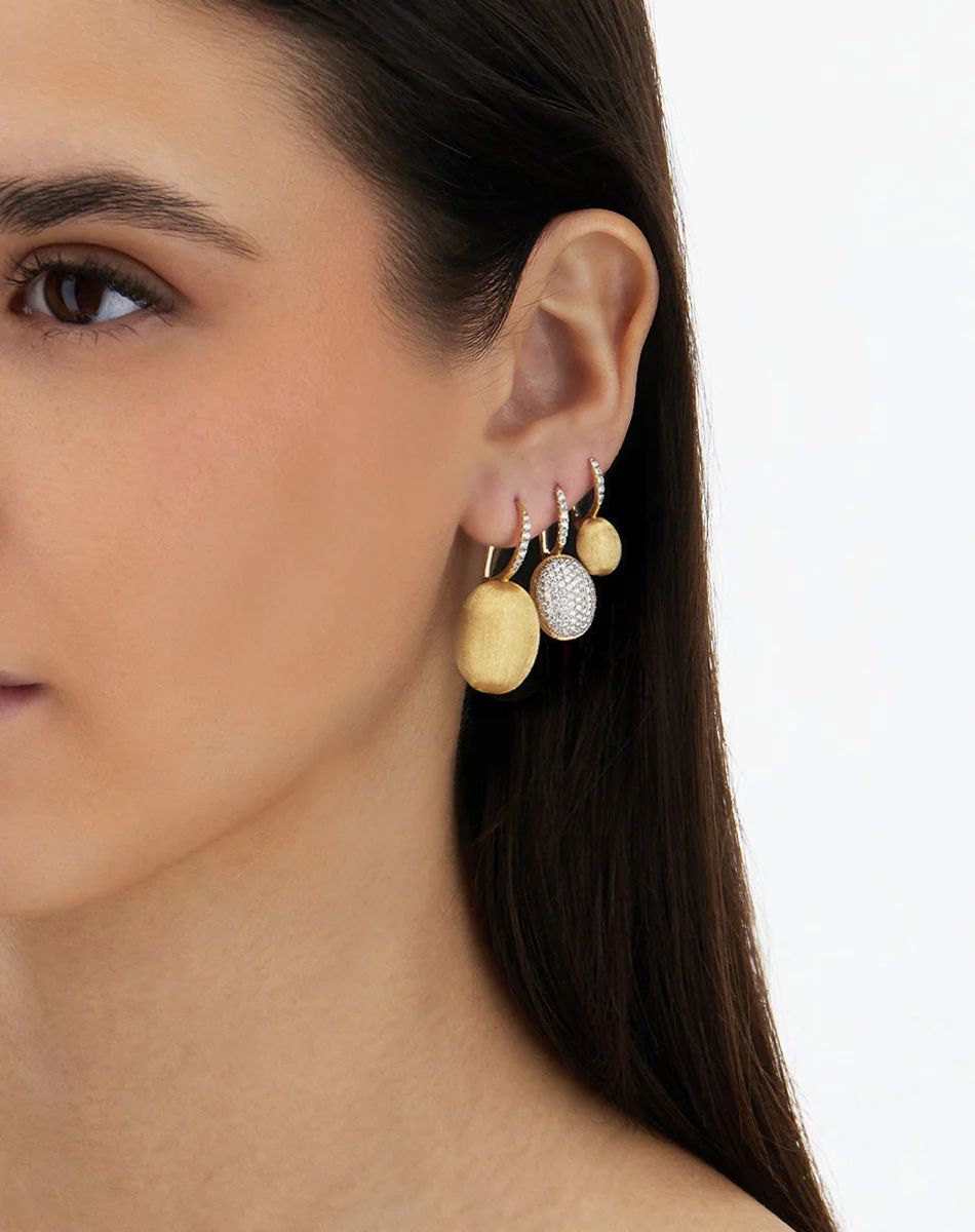 Orecchini Donna Nanis Oro Giallo 18 KT Diamanti con boules OS17-583