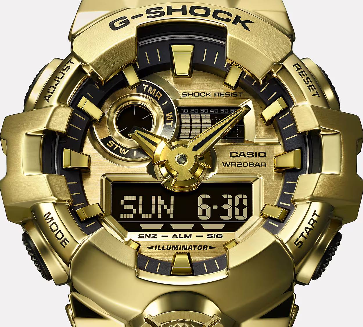 Orologio Uomo Casio G-SHOCK Acciaio Dorato Nero GM-700G-9AER