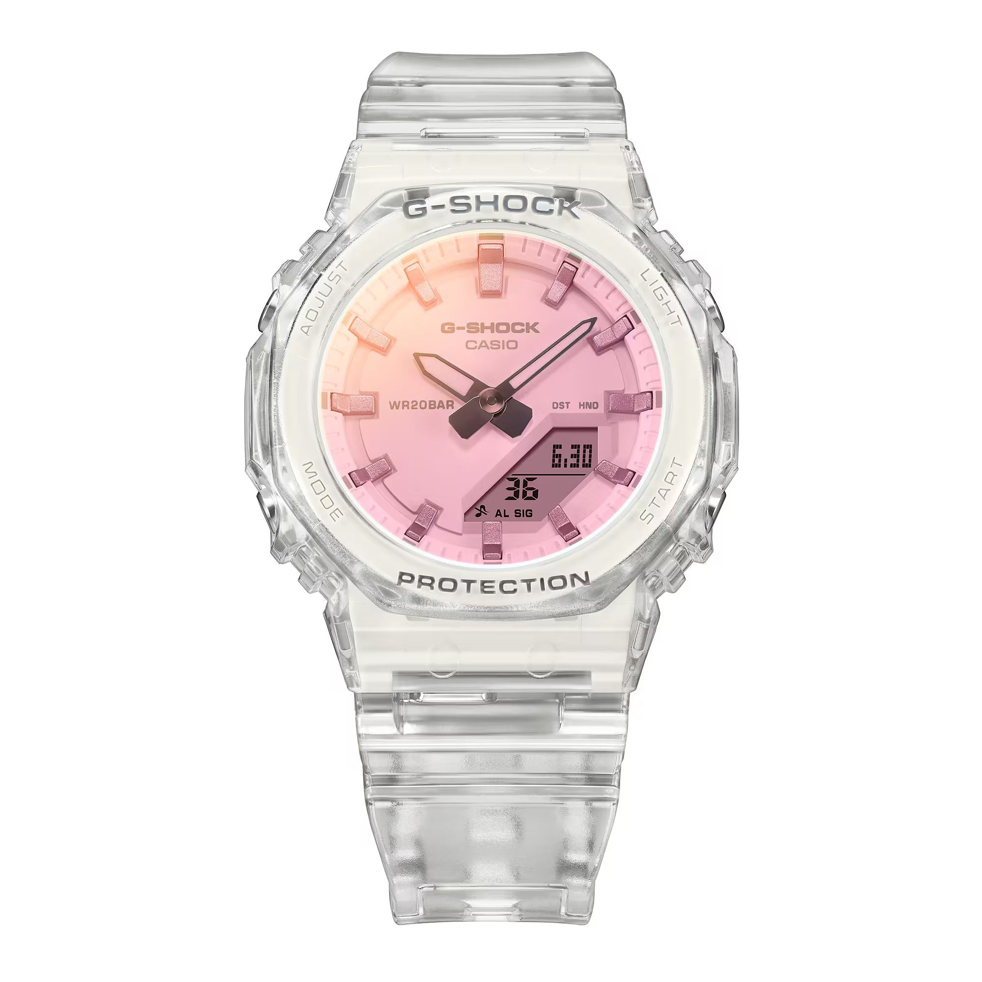 Orologio Donna Ragazza Casio G-SHOCK Trasperente Rosa GMA-P2100SR-1AER