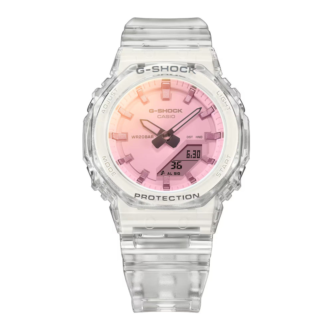 Orologio Donna Ragazza Casio G-SHOCK Trasperente Rosa GMA-P2100SR-1AER