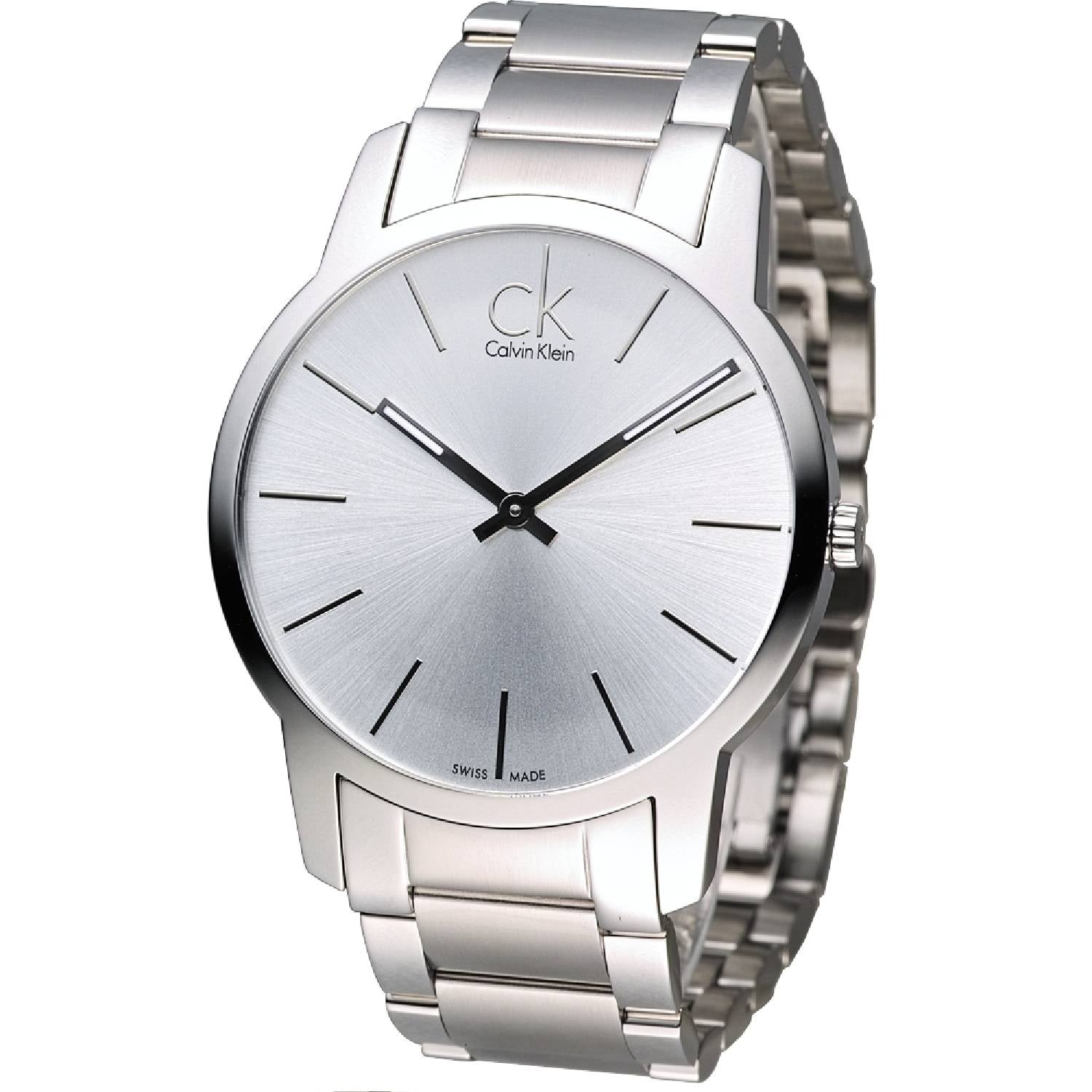 Orologio Uomo Acciaio Calvin Klein Solo Tempo Quarzo Swiss Made K2G21126