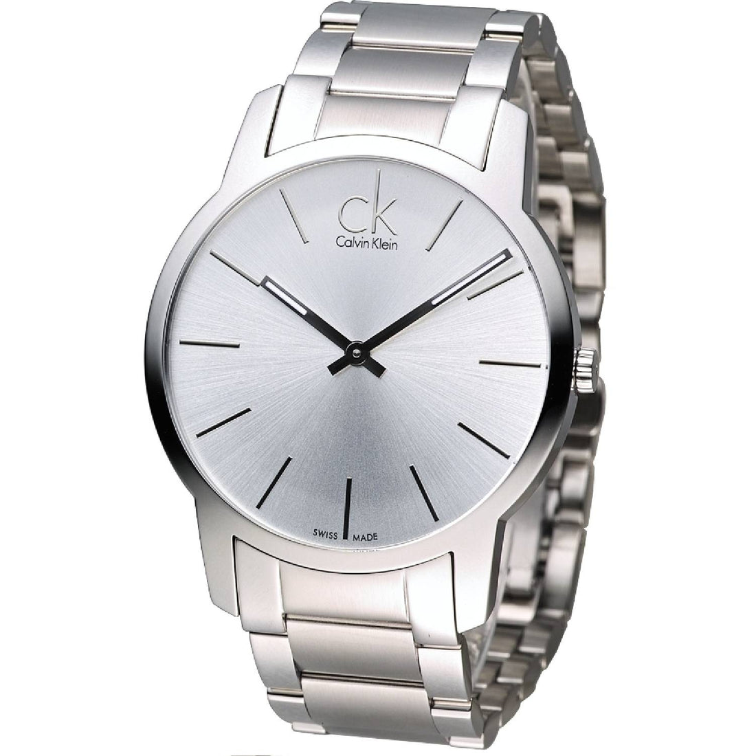 Orologio Uomo Acciaio Calvin Klein Solo Tempo Quarzo Swiss Made K2G21126