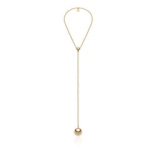 Collana Donna Unoaerre Bronzo Lucido Lunga saliscendi con Pendente a sfera 549480