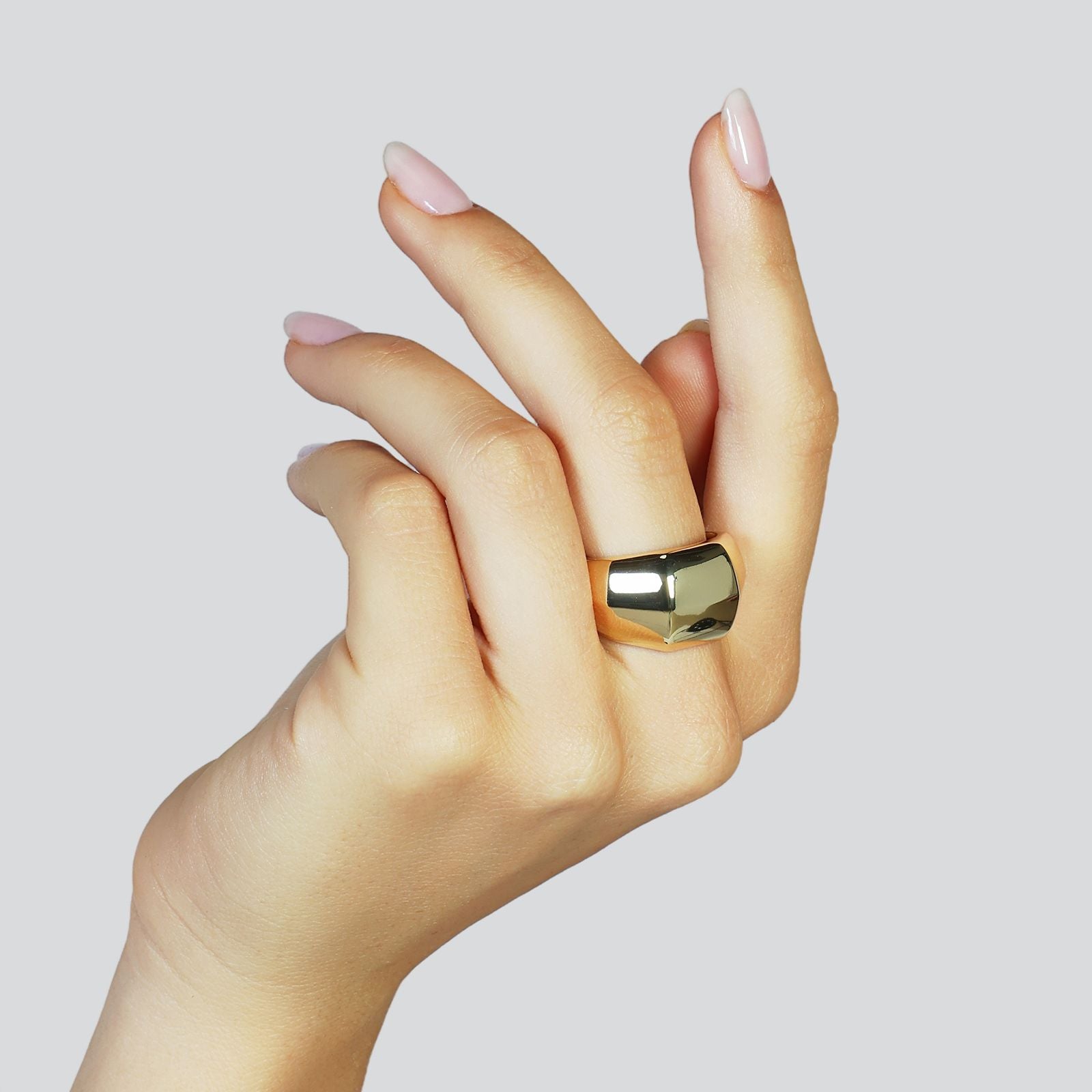 Anello Donna Unoaerre Doppio Filo Bronzo Dorato Groumette Serpente 581480