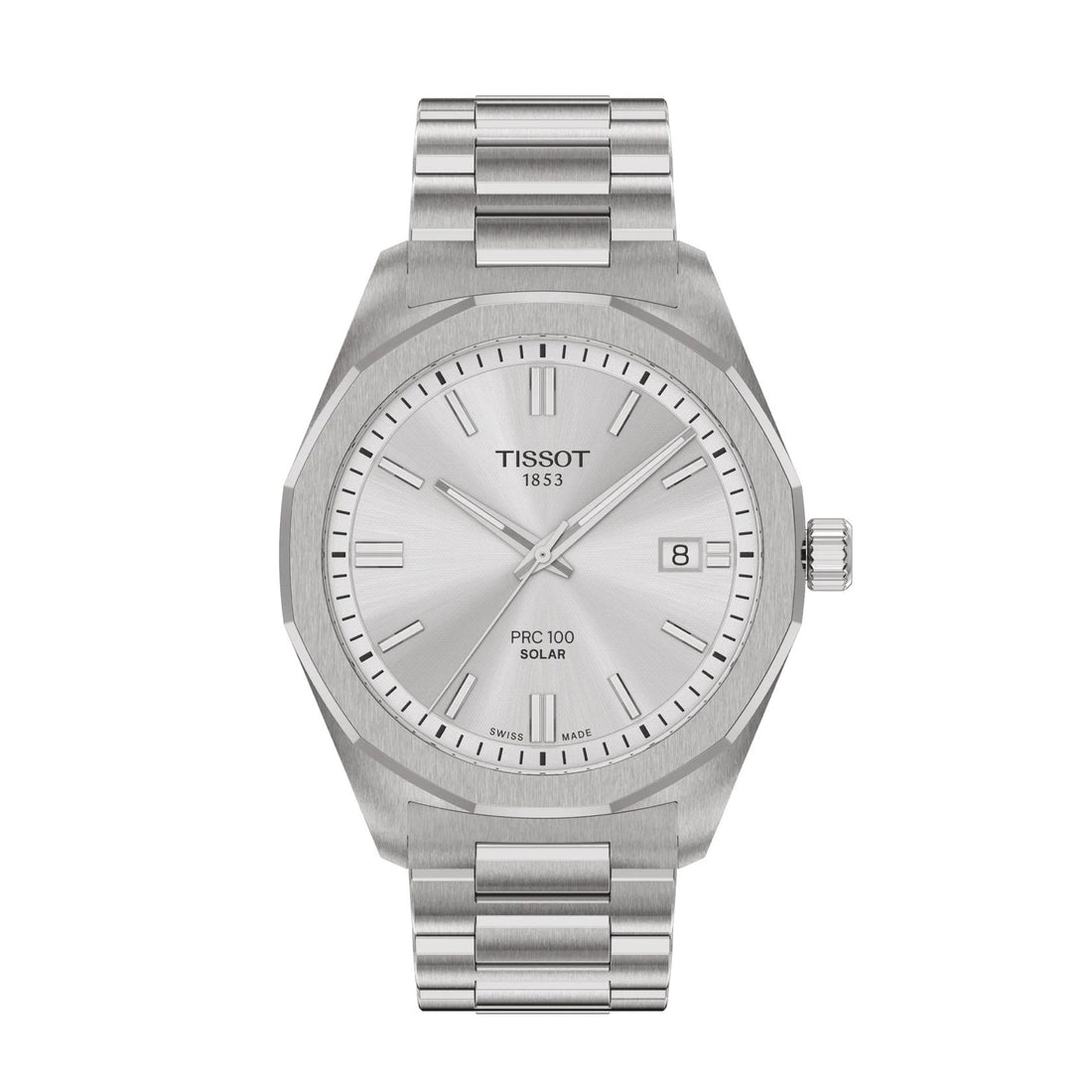 Orologio Uomo Tissot PRC 100 SOLAR Bianco T1514221103100
