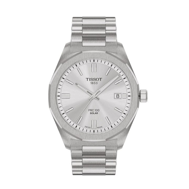 Orologio Uomo Tissot PRC 100 SOLAR Bianco T1514221103100
