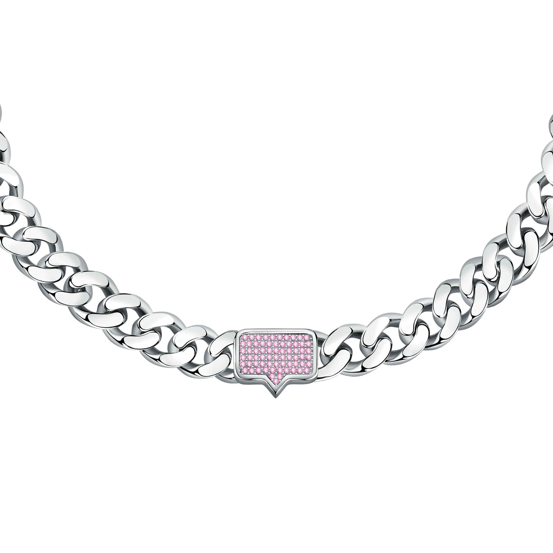 Collana Donna Chiara Ferragni Catena Groumette Quarzo Rosa
