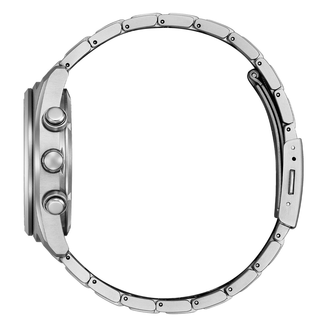 Orologio Uomo Citizen Nero Eco-Drive Cronografo Titanio Data CA4750-51A