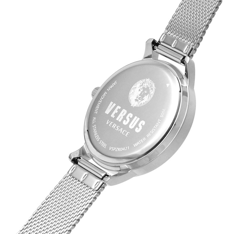 Orologio Donna Versus By Versace Acciaio Quarzo Solo Tempo Leone Dorato VSPZK0421