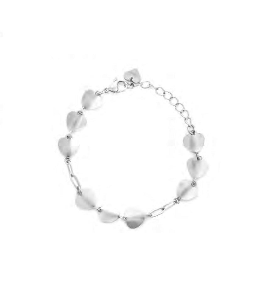 Bracciale Donna 4US Cesare Paciotti Acciaio Cuori 4UBR8150W