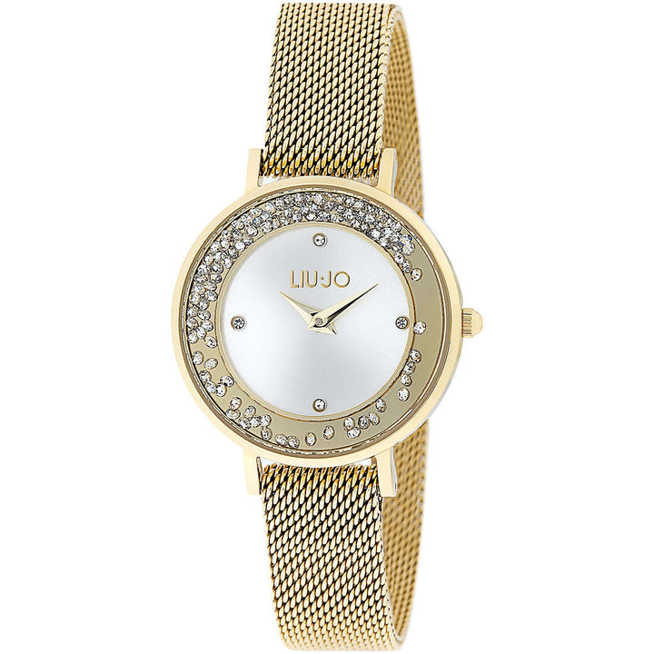 Orologio Donna Acciaio Liu Jo Luxury Mini Dancing Dorato Zirconi Giallo Quarzo