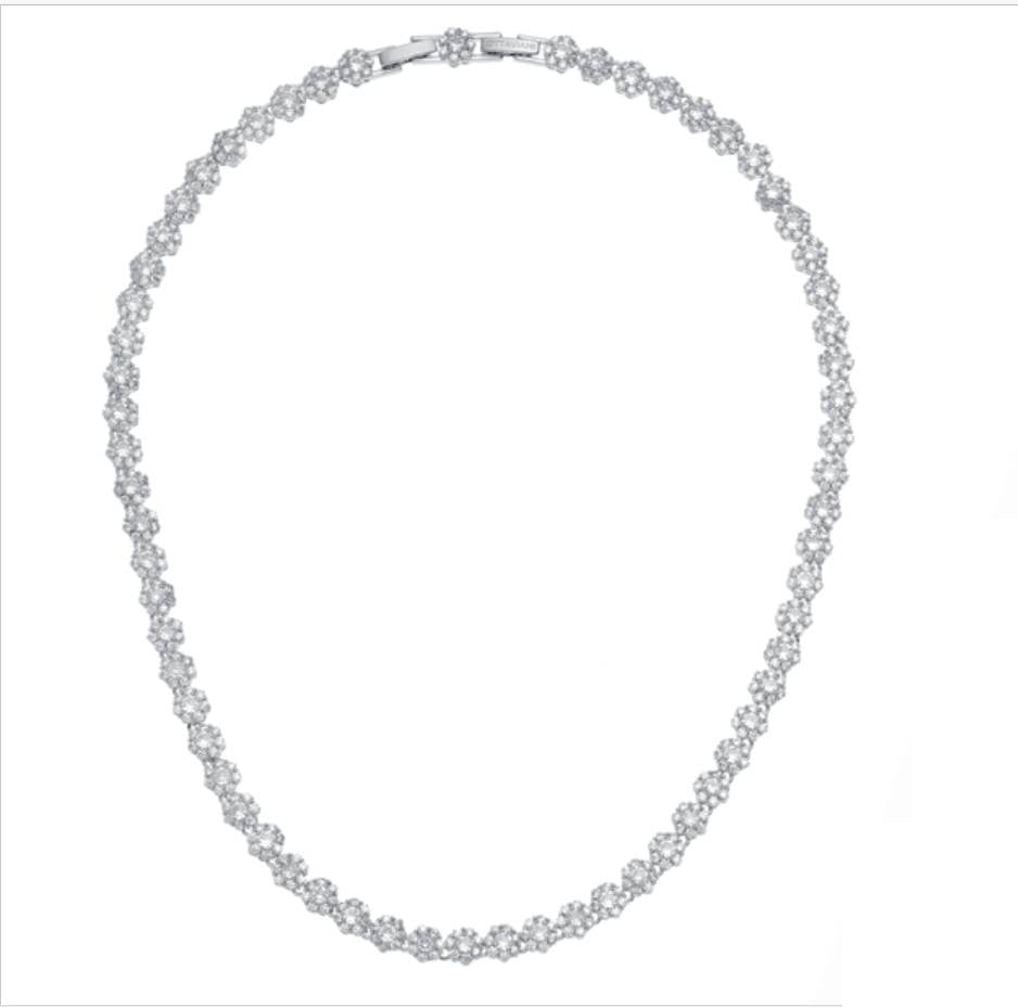 Collana Donna Ottaviani girocollo con cristalli bianchi 501049C