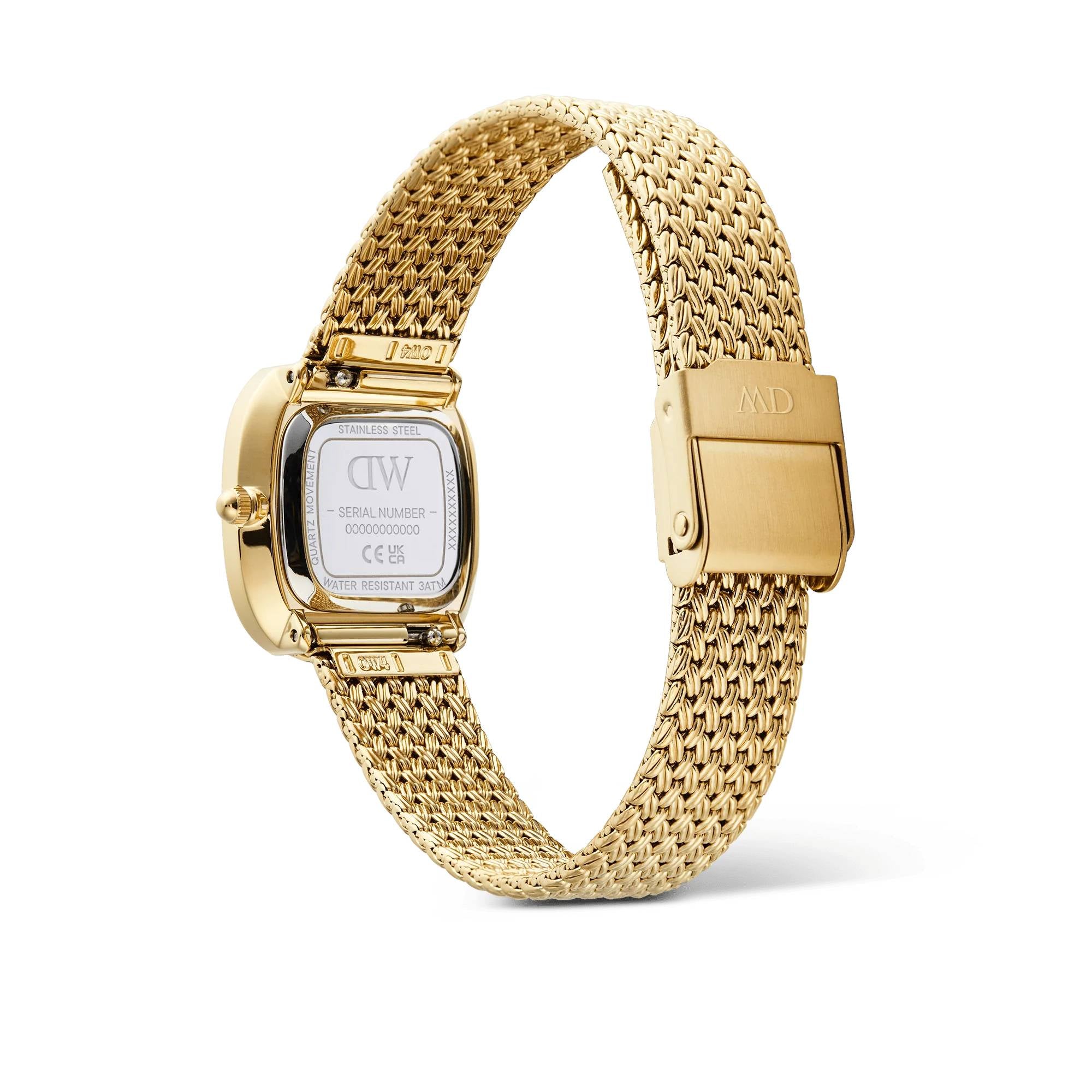 Orologio Donna Daniel Wellington Acciaio Dorato Marrone Margot Braided DW00100968