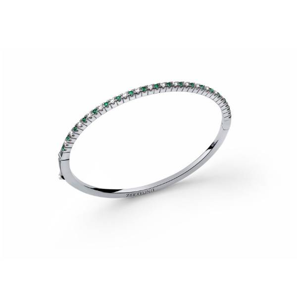 Bracciale Donna Unoaerre Rigido Bianco Verde 587094